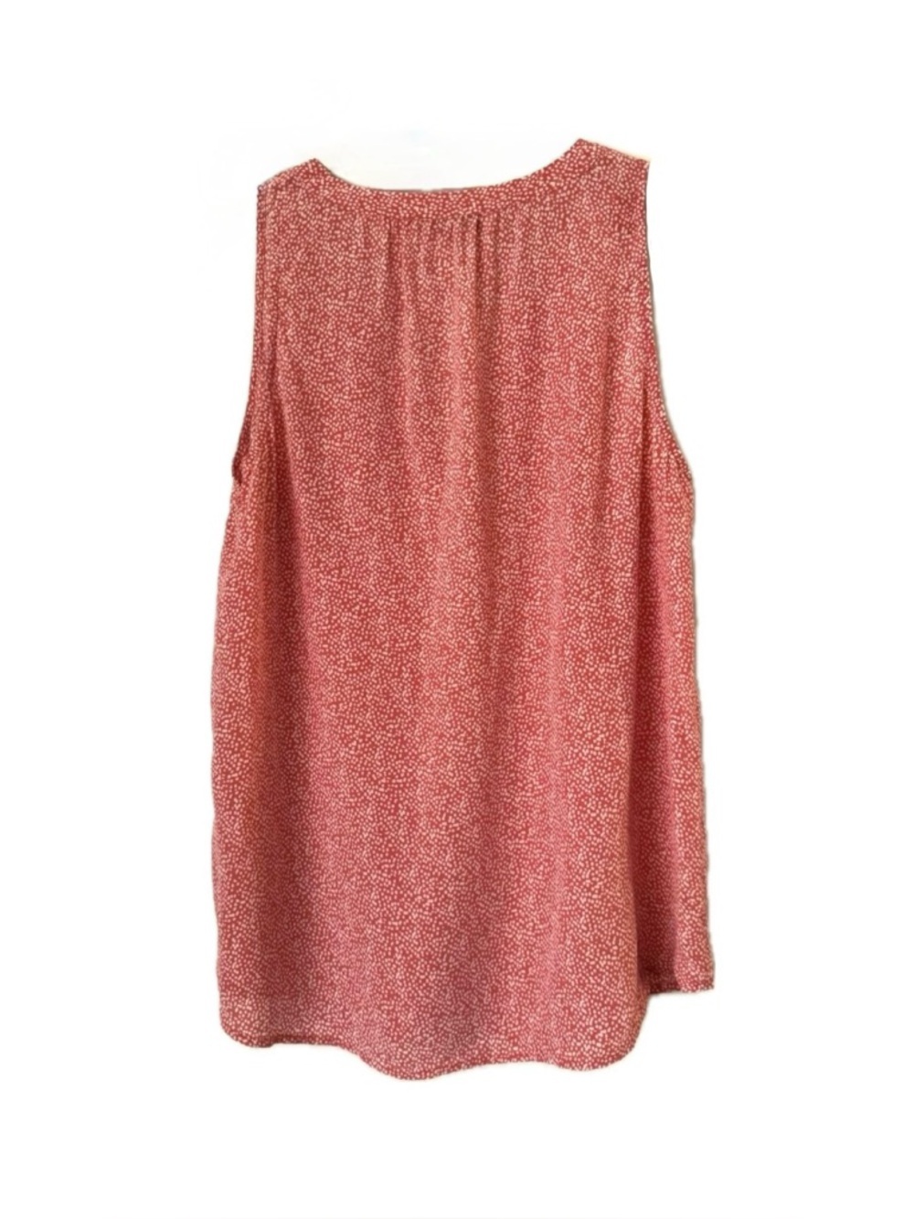 Joie Sleeveless Silk V-neck Blouse in Modern Geo Dot Print - Picture 2 of 11